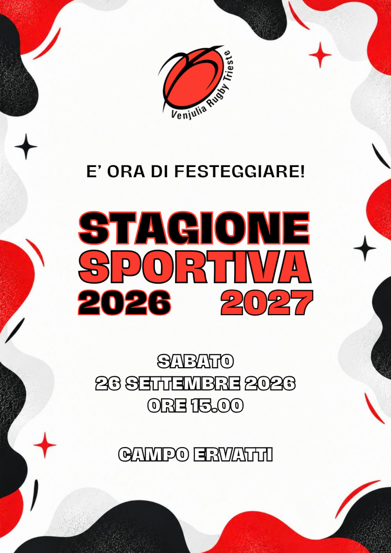 Presentazione Stagione sportiva 2026 2027 flyer